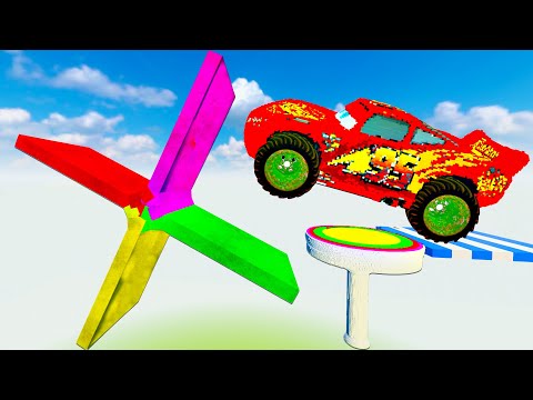 Cars Conquering the Mid-Air Right-Angled Triangle Challenge in Teardown