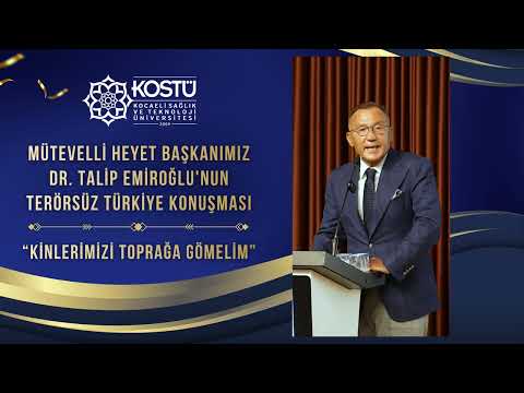 Dr. Talip Emiroğlu konuşması