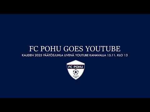 FC POHU kauden 2025 päättäjäiset 15.11.2025