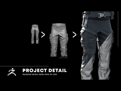 How to project details in ZBrush