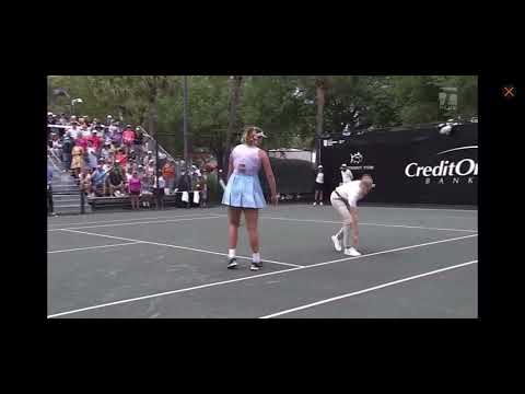 Coco Vandeweghe vs Anastasia Gasanova. Coco waves off handshake. (FULL STORY)