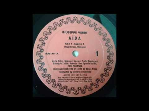 Callas, Del Monaco - The BEST Live Aida! 1951 Mexico, BJR BEST SOUND Acts 1 + 2 (with best Eb ever!)