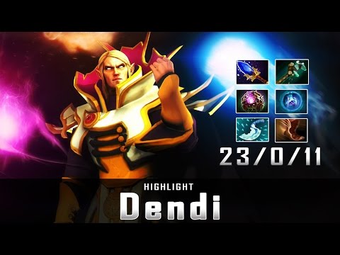 Dendi Impossible GOD Invoker. WTF He Is Doing Man?. Sun Strike NonStop