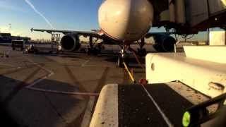 preview picture of video 'Time Lapse of US Airways Flight 599 Ground Handling'