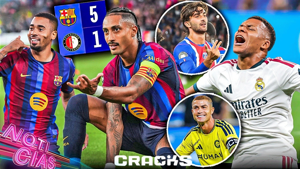 Barça también arrasa en Champions | El problema del Madrid | ¡Hat-trick de Ferrán! | CR7 se acerca