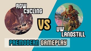 Round 01 PREMODERN PASSO FUNDO - RGW Cycling vs UW Landstill [PREMODERN IRL - MTG GAMEPLAY 2025]