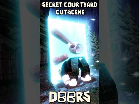 Roblox DOORS : New Secret Courtyard Cutscene in Growth of Giggle #doors #roblox