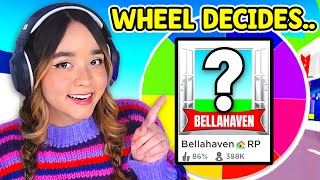 A Wheel CONTROLS my FAKE Brookhaven GAME!
