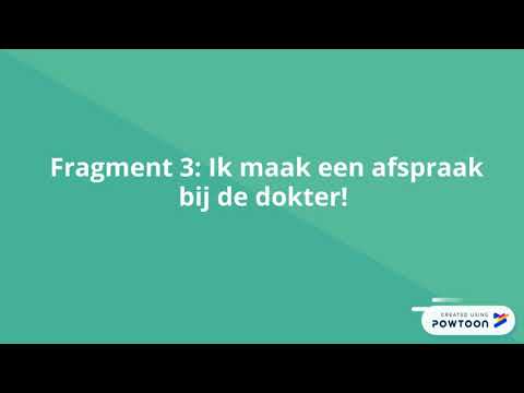 Fragment 3: Ik maak een afspraak bij de dokter!