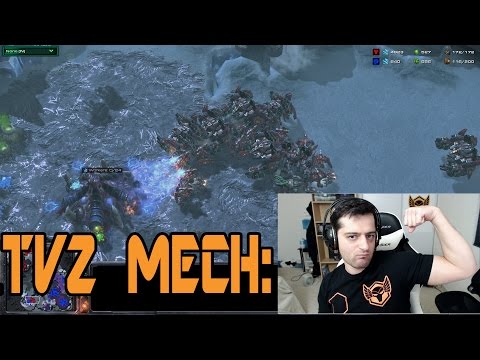 TVZ Mech Army w/commentary  Build order, and strategy