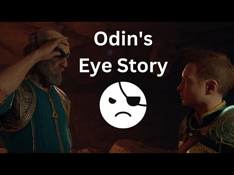 Odin tells Atreus how he lost his eye and removes his eyepatch! | God of War Ragnarok