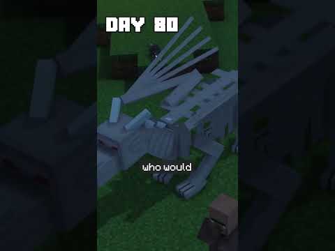 100 Days As Cursed Dragon In Hardcore Minecraft #shorts