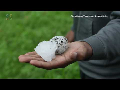 Waco, Texas Tornado and Large Hail From Latest Round Of Severe Storms