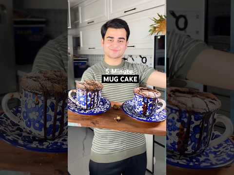Chocolate Mug Cake! 😍 (5 Minute Eggless Recipe)