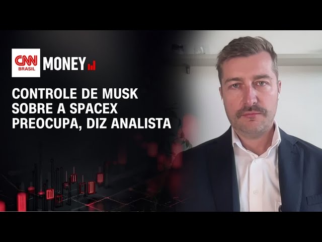 Controle de Musk sobre a SpaceX preocupa, diz analista | MONEY NEWS