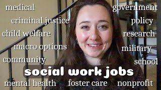 Social Work Careers in 2024 | Jobs for Social Workers (clinical, non-clinical, micro, macro, & more)