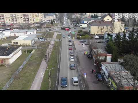 Sokołów Podlaski z policyjnego drona