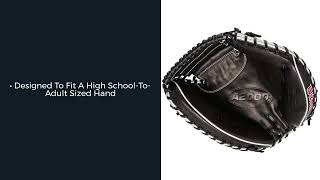 Video thumbnail: Wilson A2000 SuperSkin M1D 33.5" Baseball Catcher's Mitt: WBW100401335