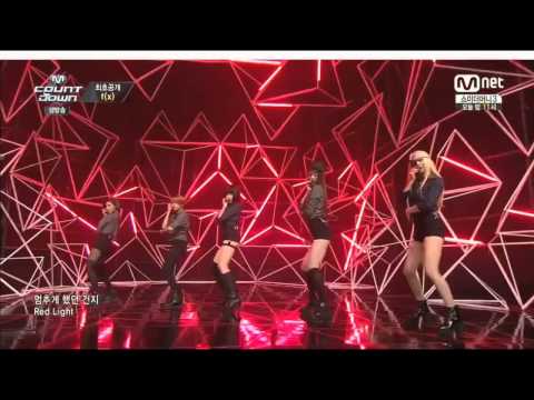 f(x) - Red Light @ M! Countdown Comeback Stage [140703]