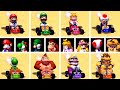 Mario Kart 64 HD All Characters Winning Losing Animations