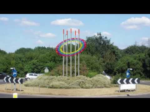 Daventry Calling roundabout sculpture