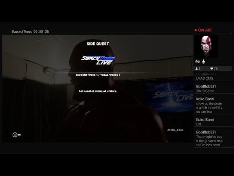 Glitch Season: WWE 2k18 Career Mode fight with Becky Lynch
