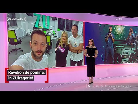 Uite cum a fost de Revelion în ZUfrageria noastră! Revelionul ZU @ObservatorTV