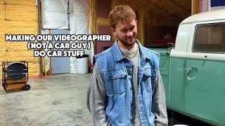Kyle, our videographer, does car things!