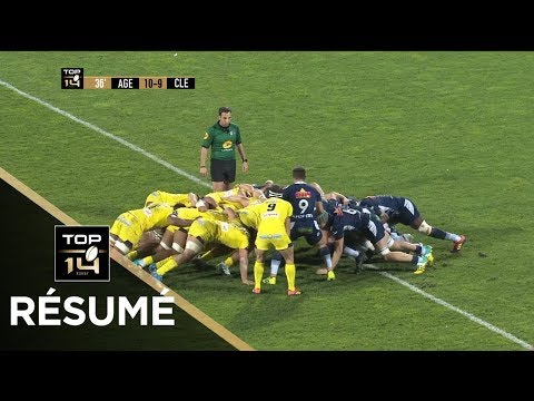 TOP 14 - Résumé Agen-Clermont: 13-28 - J20 - Saison 2018/2019