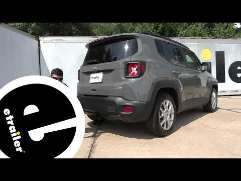 etrailer | How to Install the EcoHitch Hidden Trailer Hitch Receiver on a 2020 Jeep Renegade