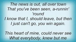 Hank Williams - You Win Again Lyrics