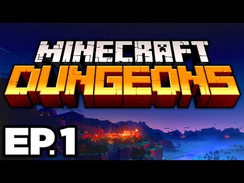 RESCUING VILLAGERS FROM THE ILLAGERS, ARCH-ILLAGER!! - Minecraft Dungeons Ep.1 (Gameplay Let's Play)