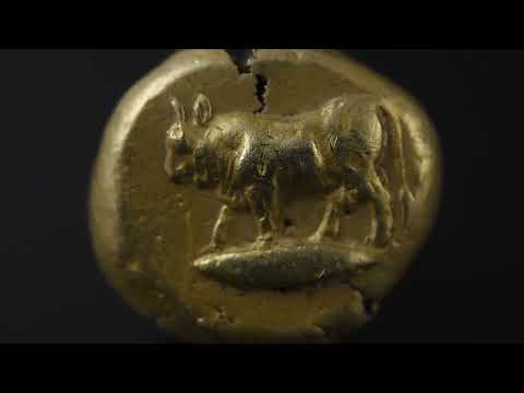 Mysia, Stater, 500-450 BC, Kyzikos, Elettro, NGC, MB+, SNG-France:222-3