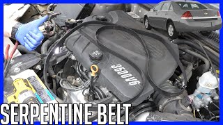 Serpentine Belt Replacement Chevrolet Impala 3.5L V6 2006-2016 | Step by Step!