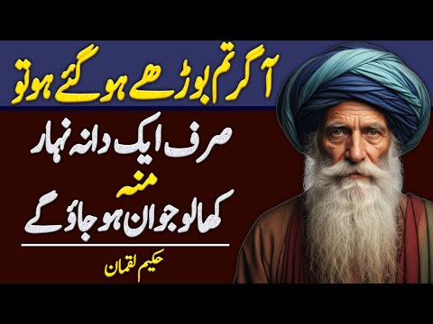 Luqman Hakeem Quotes in Urdu | Hikmat Ki Batain | Wisdom quotes | Sunheri Golden Words | Health tips