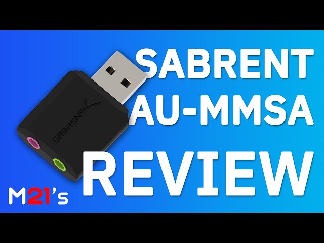 Vídeo relacionado con SABRENT | Adaptador USB a Jack de 3,5 mm para Auriculares con Entrada de micrófono | Tarjeta de Sonido Externa USB estéreo 3D | Compatible con PS4, Windows y Mac [AU-MMSA]