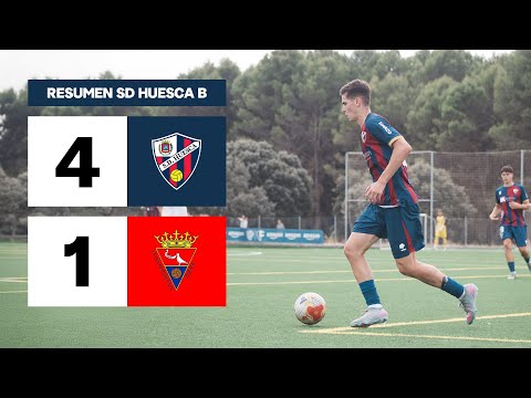Resumen: SD Huesca B 4-1 CD Zuera
