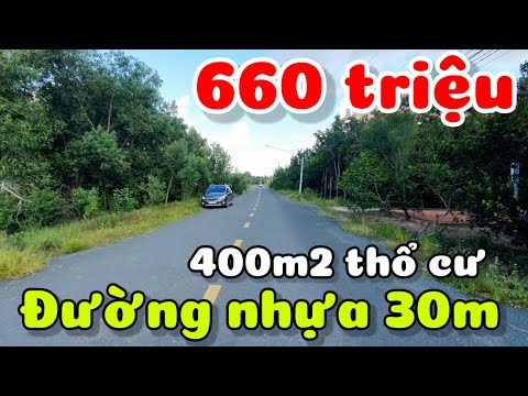 Bán đất đẹp 10x40 100% thổ cư đường nhựa 30m giá rẻ 660 triệu gần Tỉnh lộ 786 xã Long Chữ Tây Ninh