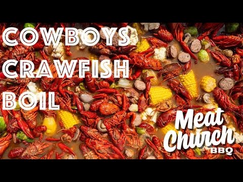 How to boil Crawfish! I made 500 POUNDS for the Dallas Cowboys!