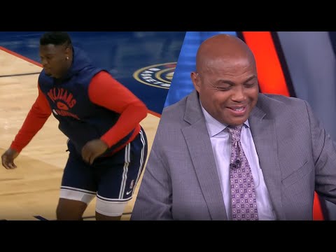 Charles Barkley had a visceral reaction to seeing Zion Williamson.