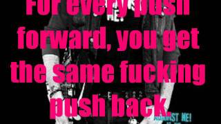 Against Me! Unsubstantiated Rumors Are Good Enough For Me To Base My Life Upon (Lyrics on Screen)
