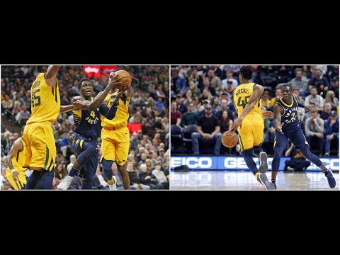 Victor Oladipo (28/6/6) vs Donovan Mitchell (23 Pts) - (01/15/2018) - EXPLOSIVE DUEL!