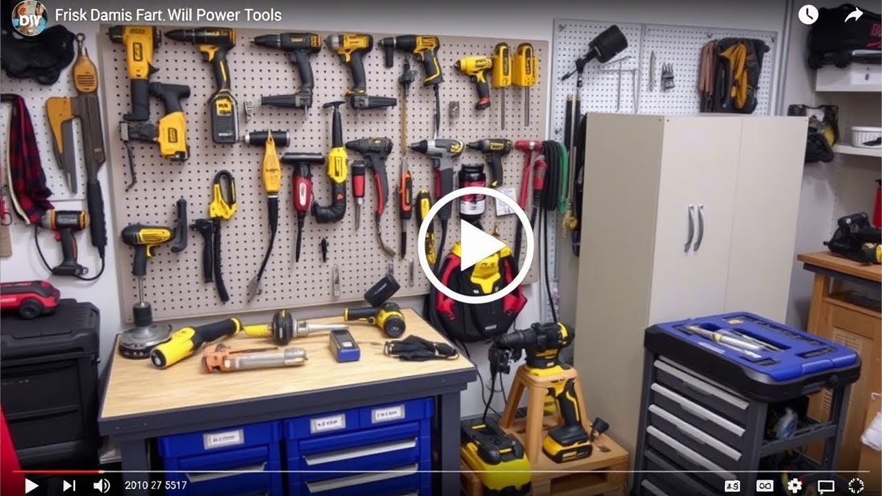 Best Way to Organize Power Tools in a Small Space | Smart Storage Ideas