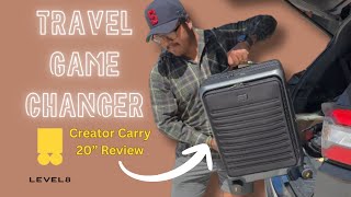 Level 8 Creator Carry-On Review | Is This the BEST Travel Luggage?