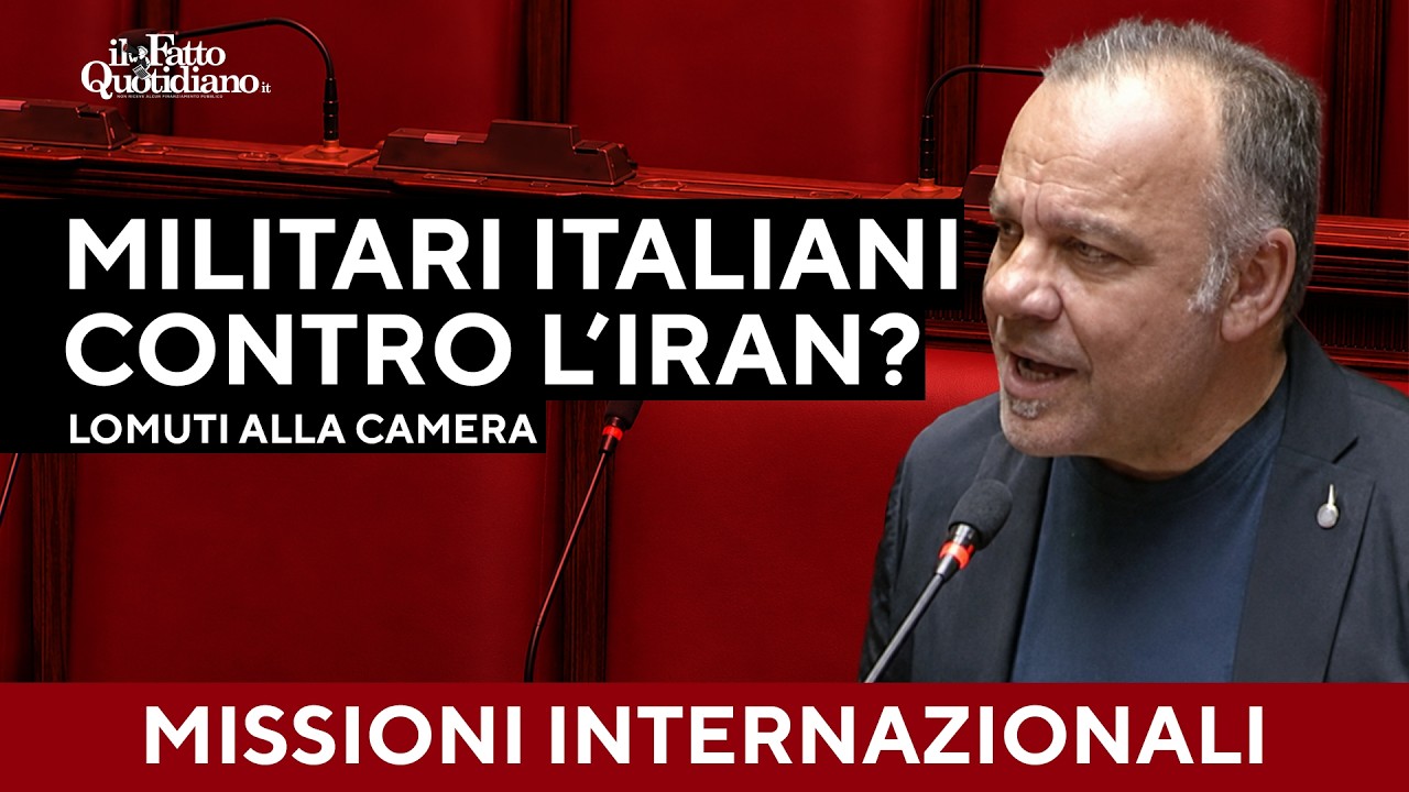 Lomuti: “Militari italiani nella guerra contro l’Iran? Il governo faccia chiarezza”