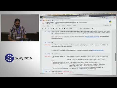QIIME 2 Self documenting Extensible and Reproducible Microbiome Analysis in Python 3 | SciPy 201