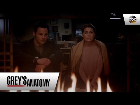 Grey's Anatomy - 12x16 - Meredith (Ellen Pomeo) Talks About Derek's Blanket