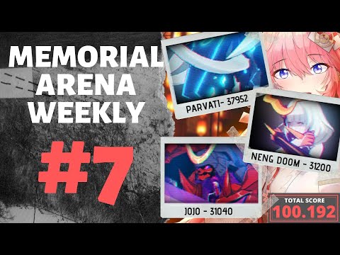 [Honkai Impact 3 SEA] Memorial Arena - Parvati (37952), Doom (31200), Jizo Mitama (31040)