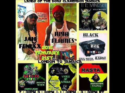 HIYA FLAMES & JAH FENIXX LIVE INTERVIEW ON THE MINDSET HOSTED BY I-JAH-STARS ON BLACKROK RADIO