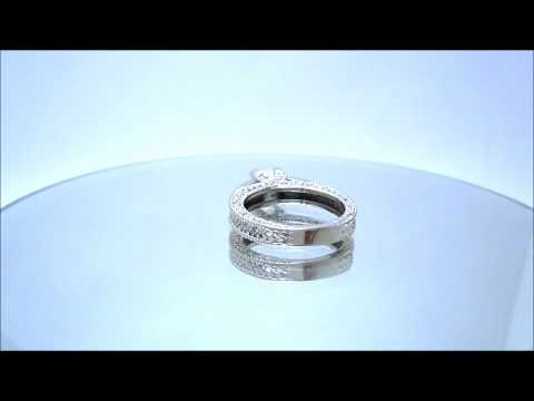 2.00CT PRINCESS AND ROUND DIAMOND ENGAGEMENT RING DECO - KNR INC - 136.1